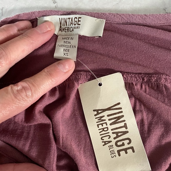 Vintage America New with tags pink Tunic - Picture 2 of 4